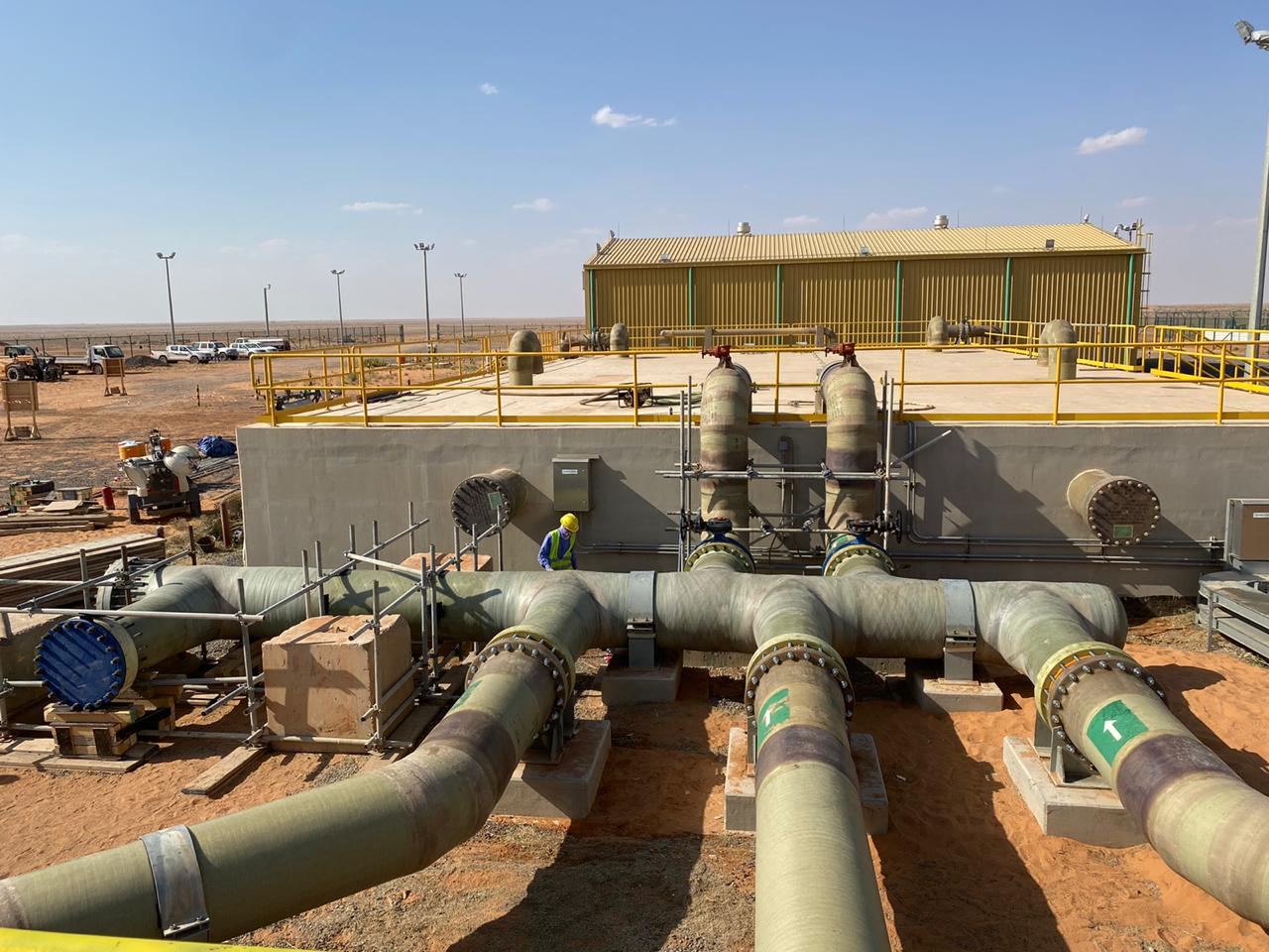 INFRASTRUCTURE & UTILITIES WORK FOR TWO PRODUCTION WELLS AT WA’AD AL SHAMAL WELL FIELD